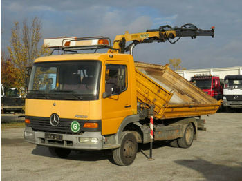 Tipvogn lastbil, Lastbil med kran Mercedes-Benz Atego 815 K 2-Achs Kipper Kran: billede 1