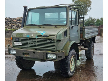 Tipvogn lastbil Mercedes-Benz Unimog U1300L Pritsche | EX Militär | Camper | Fernreisemobil: billede 3
