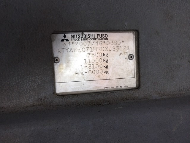 Tipvogn lastbil Mitsubishi Fuso Canter 7C15 4x2 RHD tipper: billede 18