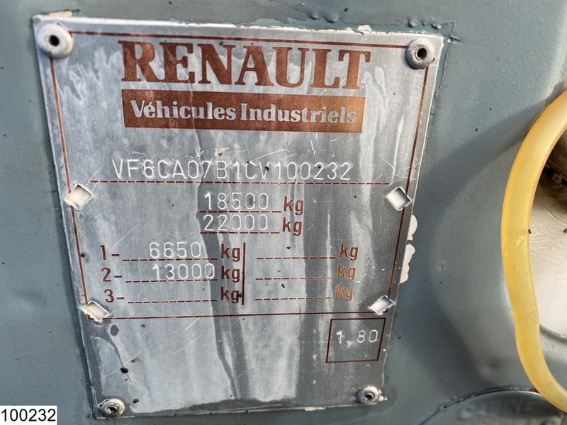 Tipvogn lastbil Renault GR 231 Manual, Steel suspension: billede 7