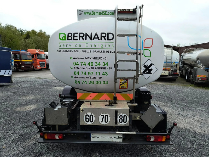Tankbil til transportering brandstof Renault Midlum 210 CARBURANT / FUEL 10500L - SUSPENSION LAMES / LEAF: billede 6