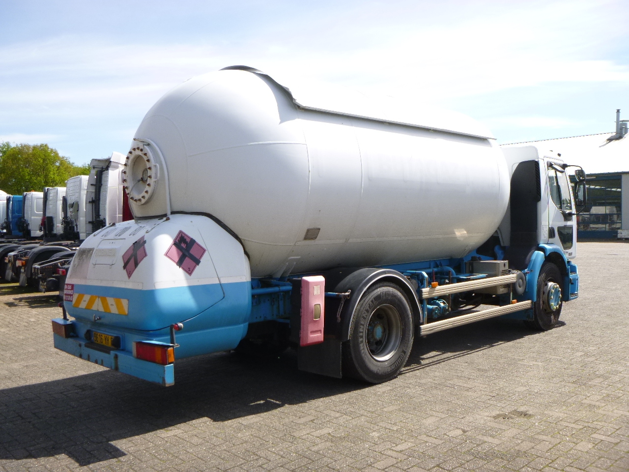 Tankbil til transportering LPG Renault Premium 270.19 4x2 gas tank 19.7 m3: billede 3