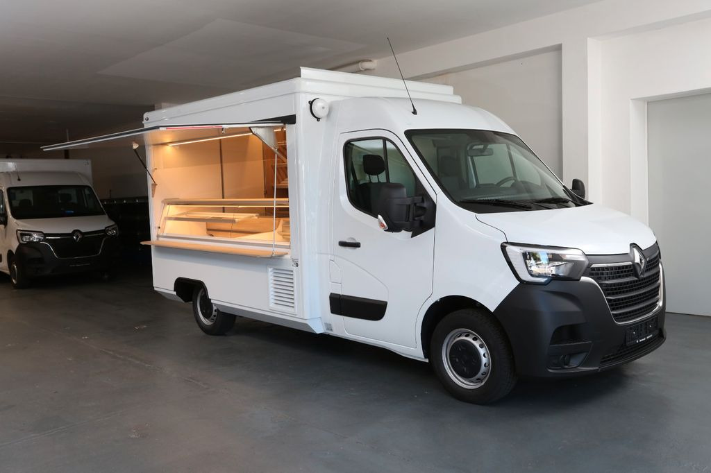 Ny Fødevarer lastbil, Varebil Renault Verkaufsfahrzeug Borco Höhns mit PV Solaranlage: billede 5