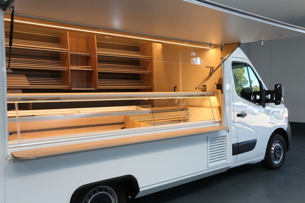 Ny Fødevarer lastbil, Varebil Renault Verkaufsfahrzeug Borco Höhns mit PV Solaranlage: billede 7