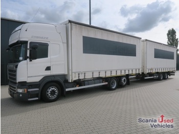 Containerbil/ Veksellad lastbil SCANIA R 410 LB6x2MLB BDF + 2 AXLE WECON HANGER BDF: billede 1