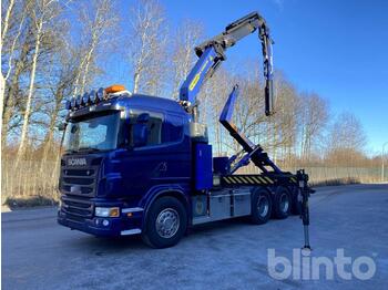 Scania G480 med kran och växlare lastbil kroghejs, 45816 EUR til salg - Truck1 7025689