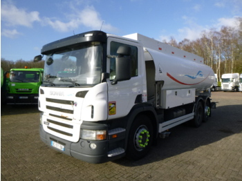Tankbil til transportering brandstof Scania P320 DB 6X2 fuel tank 18 m3 / 5 comp / ADR 28-08-2023: billede 1