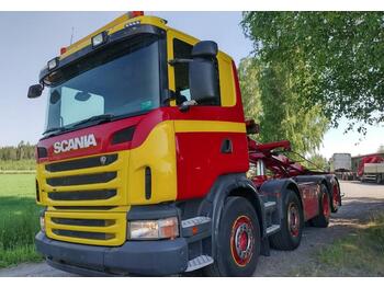 Lastbil med wirehejs Scania R440 8x2 Multilift vaijerilaite,Euro5: billede 1