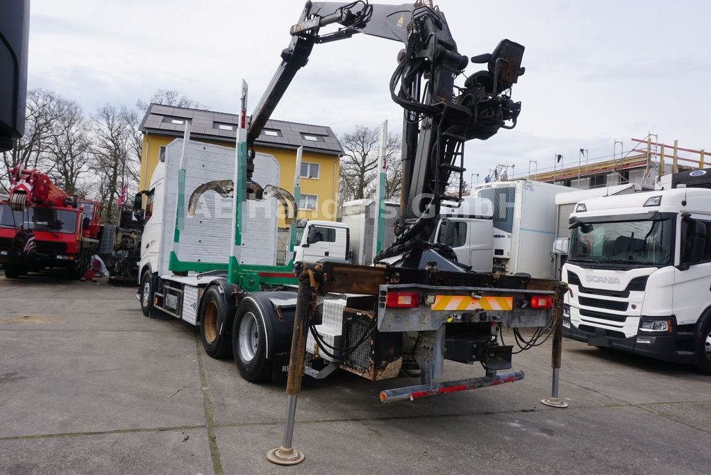 Tømmerbil, Lastbil med kran Volvo FH 500 Globe LL 6x4 Palfinger M100Z96 *VEB+/AHK: billede 6