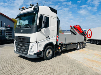 Ny Lastbil med lad, Lastbil med kran Volvo FH 540 6x2 Container Fassi F545 Heck Seilwinde: billede 4