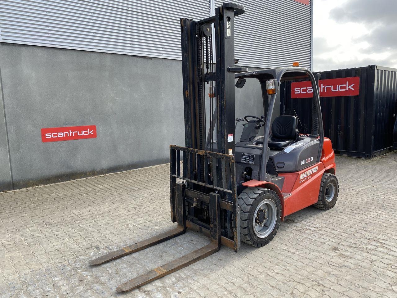 Diesel gaffeltruck Manitou MI35D