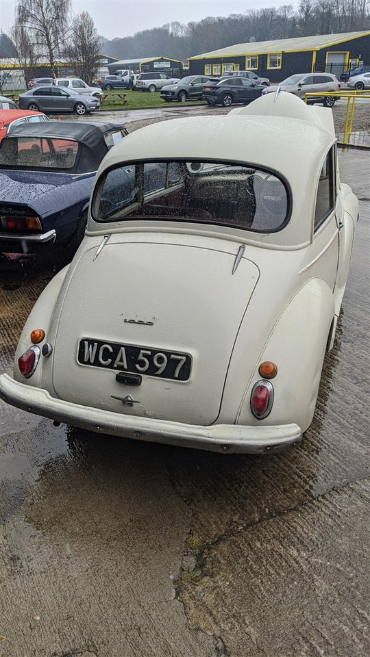 Bil 1960 Morris minor 1000, nice unrestored condition, drives well, solid underneath, original registration number WCA597, lots of fun, MOT and tax exempt, lots of fun, eye catching car by.: billede 7