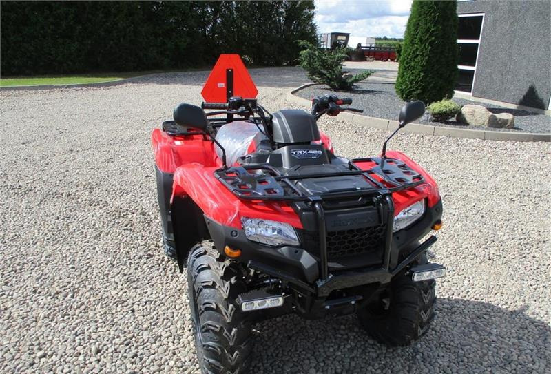 ATV/ Quad Honda TRX 420FE Traktor STORT LAGER AF HONDA ATV. Vi hj: billede 15