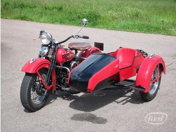 Harley Davidsson Sidventliare HDWLA 750 cc  - Motorcykel