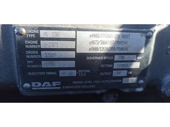 Motor og reservedele for Lastbil DAF 2 x  CF 75 310 PE228 C: billede 5
