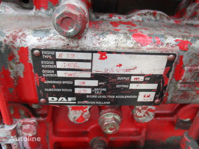 Motor for Lastbil DAF XF315M 430 E2   DAF XF 95: billede 6