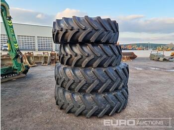  Set of Tyres and Rims to suit Valtra Tractor - Dæk