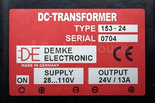 Elektrisk system for Materialehåndteringsudstyr Demke 153-24 DC/DC converter input 28-110V output 24V13A sn. 0704: billede 2