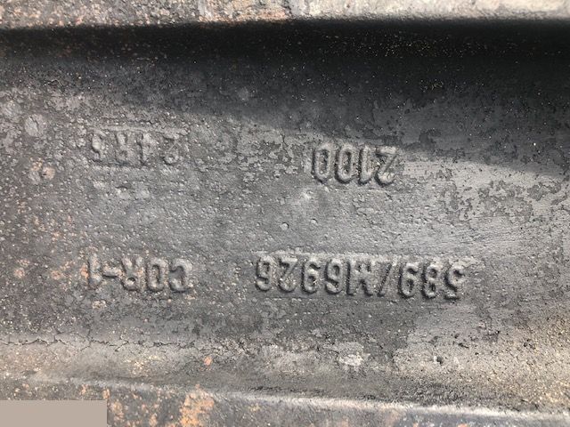 Aksel og reservedele for Landbrugsmaskine JCB 531-70 - Obudowa Mostu 589/M6926: billede 3