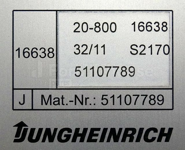 Kontrol blok for Materialehåndteringsudstyr Jungheinrich 51107789 Rij/hef/stuur regeling Drive/Lift/steering controller from EKS312 year 2011 sn. S2170: billede 3