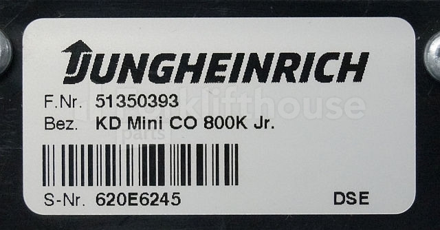 Instrumentbræt for Materialehåndteringsudstyr Jungheinrich 51350393 Display KD mini Co 800K Jr. sn. 620E6245: billede 3