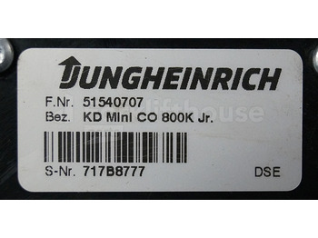 Instrumentbræt for Materialehåndteringsudstyr Jungheinrich 51540707 Display KD mini Co 800K Jr. sn. 728B8790: billede 3