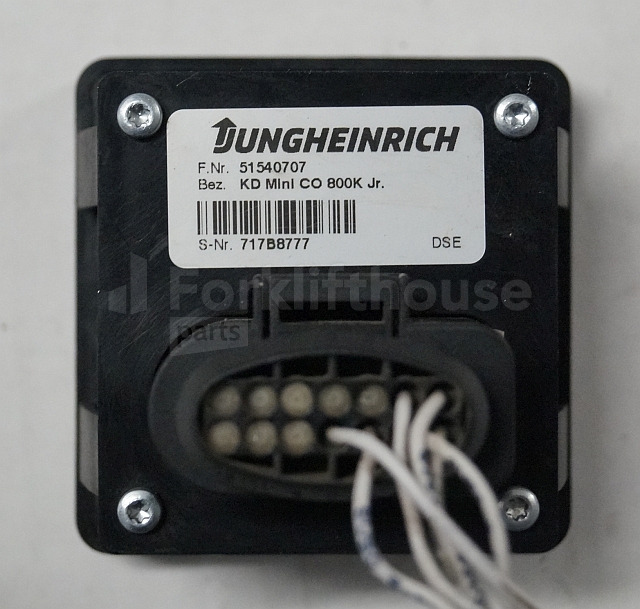 Instrumentbræt for Materialehåndteringsudstyr Jungheinrich 51540707 Display KD mini Co 800K Jr. sn. 728B8790: billede 2