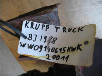 Transmission for Entreprenørmaskin Krupp Truck crane -: billede 5