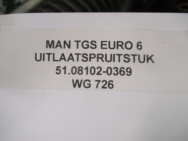 Udstødningsmanifold for Lastbil MAN TGS 51.08102-0369 UITLAATSPRUITSTUK EURO 6: billede 2