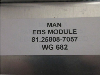 Elektrisk system for Lastbil MAN TGX 81.25808-7057 EBS MODULE EURO 5: billede 3
