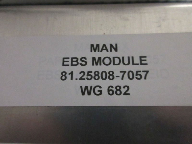 Elektrisk system for Lastbil MAN TGX 81.25808-7057 EBS MODULE EURO 5: billede 3