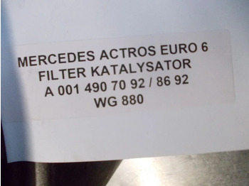 Mercedes-Benz ACTROS A 001 490 70 92 / A 001 490 86 92 KATALYSATOR FILTER EURO 6 - Udstødningssystem for Lastbil: billede 4