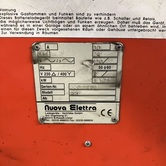 Elektrisk system for Materialehåndteringsudstyr Nuova Elettra 24V/30A RpF: billede 6
