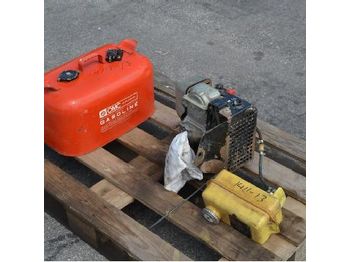 Motor og reservedele Pallet of Gasoline Can, Honda GX100 Engine c/w Fuel Tank - 1424-7: billede 1