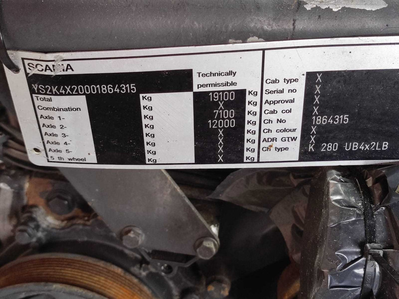 Motor for Lastbil Scania DC9 29 / 280hp ENGINE: billede 6