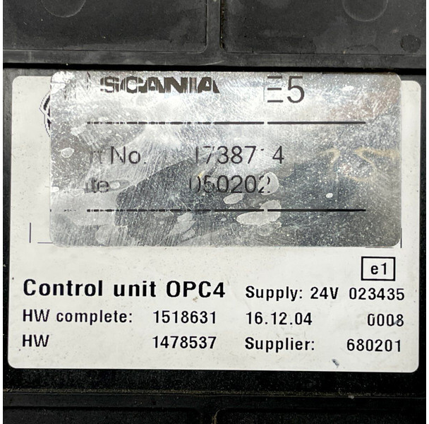 Kontrol blok Scania P-series (01.04-): billede 4