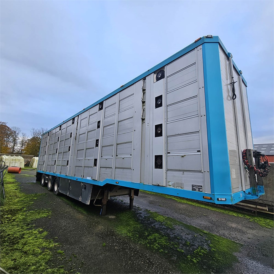 Veetransport sættevogn ABC Menke-Janzen - 3 etager sættevogn til grise transport.: billede 3