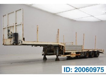 Nedbygget platform sættevogn ASCA Low bed trailer: billede 1