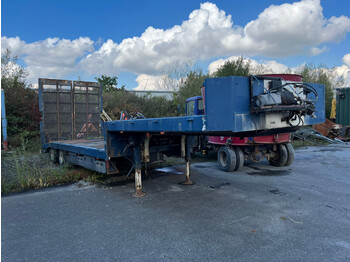 Nedbygget platform sættevogn til transportering tungemaskiner Blomenroehr hydr. Rampen, Rampe durchgehend: billede 1