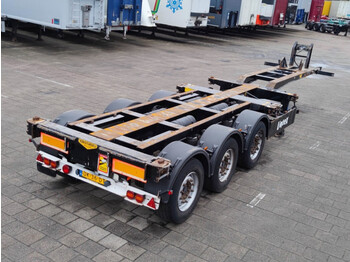 Containerbil/ Veksellad sættevogn Broshuis 3 UCC-39/45 EU MB axles - Discbrakes - All Connections - 06/2023 APK (O1285): billede 1