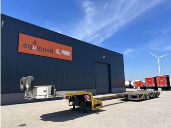 Nedbygget platform sættevogn Broshuis 4AOU-16-40 4-axle extendable lowloader, 6.40m extendable, 2x steering-axle, 1x liftaxle, very good condition, 2x available: billede 1