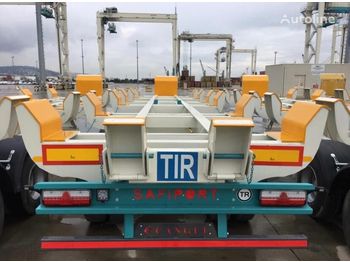 Ny Containerbil/ Veksellad sættevogn til transportering kontainerer CANGÜLLER TREYLER İn Port Container Carrier: billede 1