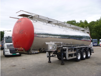 Tanksættevogn til transportering fødevarer Clayton Food tank inox 32 m3 / 1 comp: billede 1