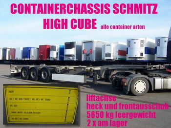 Schmitz SCF 24 G / HIGH CUBE 20/30/40/45 2x vorhanden - Containerbil/ Veksellad sættevogn