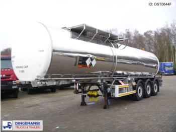 Tanksættevogn til transportering bitumen Crossland Bitumen tank inox 31.8 m3 / 1 comp: billede 1