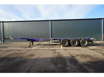 Containerbil/ Veksellad sættevogn D-Tec 3 AXLE CONTAINER TRANSPORT TRAILER EXTENDABLE 45 FT: billede 1