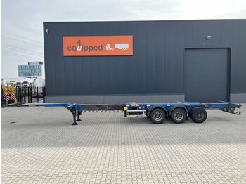 Containerbil/ Veksellad sættevogn D-Tec ADR, 45FT multi HC-chassis, 3x extendable, liftaxle, SAF+drumbrakes: billede 1