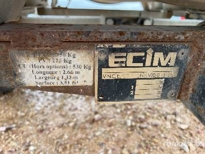 Tanksættevogn ECIM CITA075SF 500 L S/A Citerne A Eau: billede 5