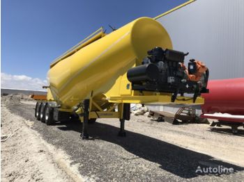 Ny Tanksættevogn til transportering cement EMIRSAN Customized Cement Tanker Direct from Factory: billede 1