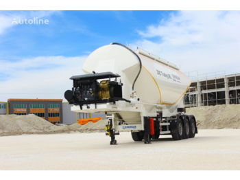 Ny Tanksættevogn til transportering cement EMIRSAN W Type Cement Tanker Trailer from Factory: billede 1